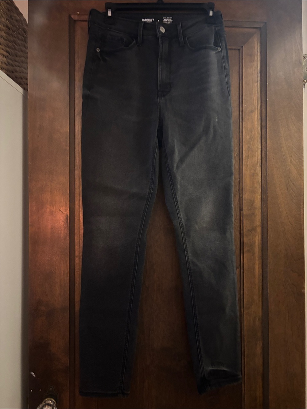 Old Navy Black High-Rise Skinny Jeans